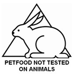 PETFOOD NOT TESTED ON ANIMALS